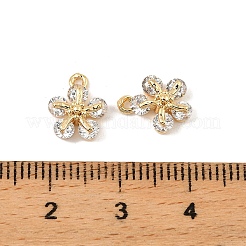 Латунные микро проложить кубического циркония подвески KK-C155-04G-01