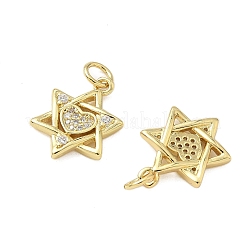 Латунные микро проложить кубического циркония подвески KK-Z120-17G