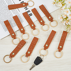 10шт брелок из искусственной кожи KEYC-CL0001-19