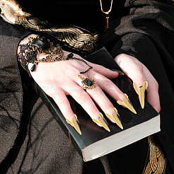 20 шт. сплав женские кольца для ногтей&nbsp;RJEW-GL0001-02