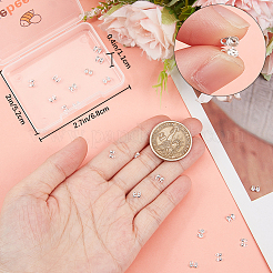 20 шт. 925 наконечника для бусин из стерлингового серебра STER-BBC0005-54