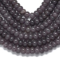 Натуральный Malaysia нефритовые бусы пряди&nbsp;G-B165-G01-5x8mm-17