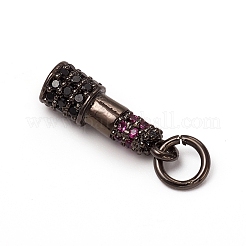 Латунные микро проложить кубического циркония подвески KK-I668-34