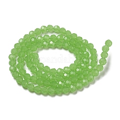 Ständer aus imitierten Jade-Glasperlen&nbsp;EGLA-A035-J6mm-D01