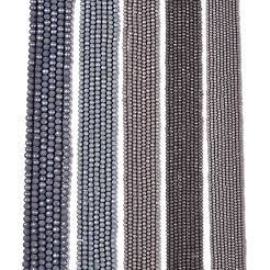 Непрозрачный сплошной цвет имитация нефрита стеклянные бусины пряди&nbsp;EGLA-A044-P3mm-D10