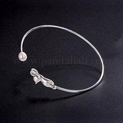 Модный браслет-манжета из стерлингового серебра 925 пробы JB225A