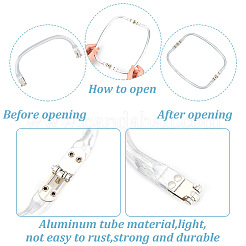 3 шт. 3 сменные алюминиевые трубчатые ручки ALUM-PH0001-09