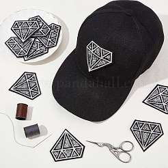 Алмазная компьютеризированная ткань для вышивки утюгом/пришивкой заплаток&nbsp;AJEW-WH0029-39