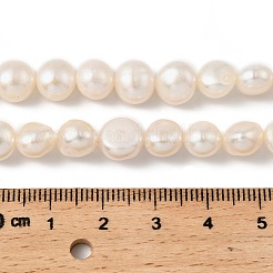 Нити из натурального культивированного пресноводного жемчуга PEAR-P064-19J-06D