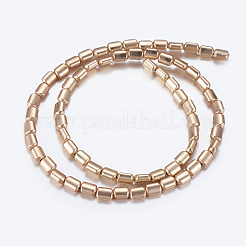 Non magnetici perle ematite sintetico fili&nbsp;G-P338-18B-6x9mm-MKCG