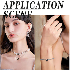 1 шт. 925 бусины из стерлингового серебра в европейском стиле&nbsp;FIND-BBC0002-94