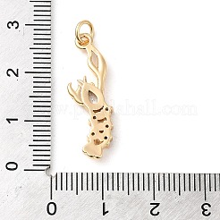 Стойки обшивки латунь микро проложить Циркон подвеску&nbsp;KK-P241-06G