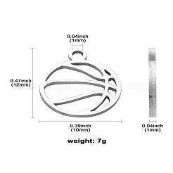 Подвески из нержавеющей стали 304 STAS-CJC0008-11P-02