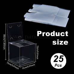 Scatole sospese per imballaggio in PVC trasparente galleggiante&nbsp;CON-WH0112-069