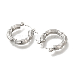 Серьги-кольца из нержавеющей стали 304 для женщин EJEW-S227-72P