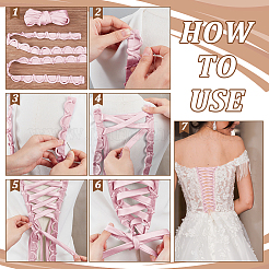 Ersatz für den Reißverschluss des Hochzeitskleides der Frauen&nbsp;DIY-WH0622-051B