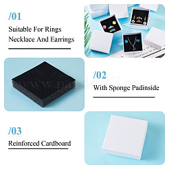 Подарочные коробки для хранения из фактурного картона с ромбами&nbsp;CON-TAC0010-03B-01