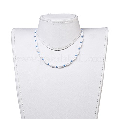 Стекла семян бисера ожерелья NJEW-JN02596