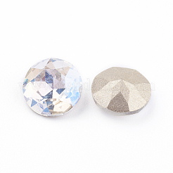 Заостренные задние и задние боковые кабошоны из стразного стекла&nbsp;RGLA-J012-8mm-001MO
