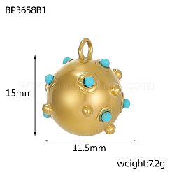Подвески из нержавеющей стали 304&nbsp;STAS-OY003-55G