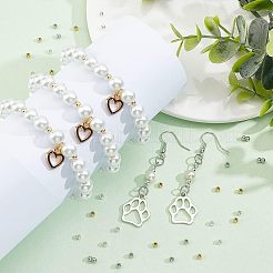 300 шт. 3-цветная стойка с покрытием и вакуумным покрытием PVD латунные круглые разделительные бусины&nbsp;KK-FH0003-54