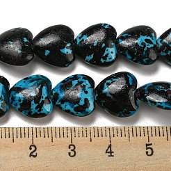 Fili di perline sintetici verniciati a spruzzo&nbsp;G-E617-B08-01