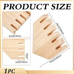 5-Slot-Holzringständer&nbsp;ODIS-WH0331-12