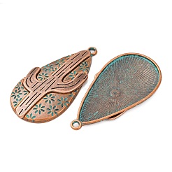 Pendentifs en alliage de style tibétain&nbsp;LS-PALLOY-F319-05R