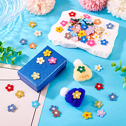 80 шт. 16 стиля цветочная компьютерная вышивка ткань нашивки на термоклей&nbsp;PATC-TA0001-14