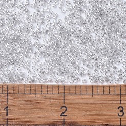 MIYUKIデリカビーズ  シリンダー  日本製シードビーズ  11/0  （db1231)透明グレーミスト光沢  1.3x1.6mm  穴：0.8mm  約20000個/袋  100 G /袋&nbsp;SEED-J020-DB1231
