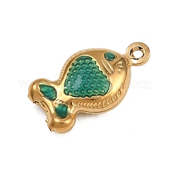 Подвески из нержавеющей стали 304 с эмалью&nbsp;LS-STAS-G363-16G-02