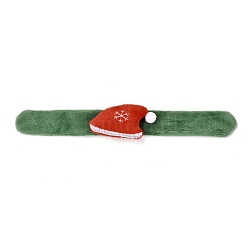 Weihnachten klatsch armbänder, Schnapparmbänder für Kinder und Erwachsene Weihnachtsfeier, Hut Weihnachten, rot, 24.5x2.5x0.2 cm