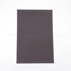 Jewelry Flocking Cloth, Polyester, Self-adhesive Fabric, Rectangle, Gray, 29.5x20x0.07cm