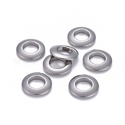 304 Edelstahl verbindet Ringe, Ringe, Edelstahl Farbe, 11x2 mm, Innendurchmesser: 6 mm