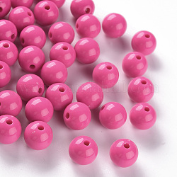 Opake Legierung Perlen, Runde, Kamelie, 12x11 mm, Bohrung: 1.8 mm, ca. 566 Stk. / 500 g
