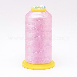 Fil à coudre de nylon, perle rose, 0.4mm, environ 400 m / bibone 