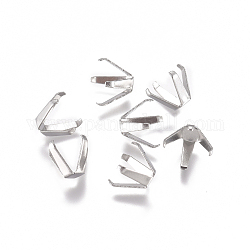 304 Stainless Steel Rhinestone Claw Settings, Stainless Steel Color, Tray: 3mm, 8x8x6mm