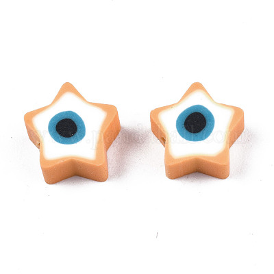 Бусины из полимерной глины  CLAY-T019-09J-1