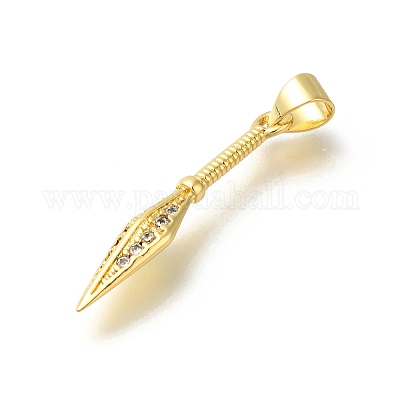 Стойки обшивки латунь микро проложить Циркон подвеску KK-Z086-63G-02-1