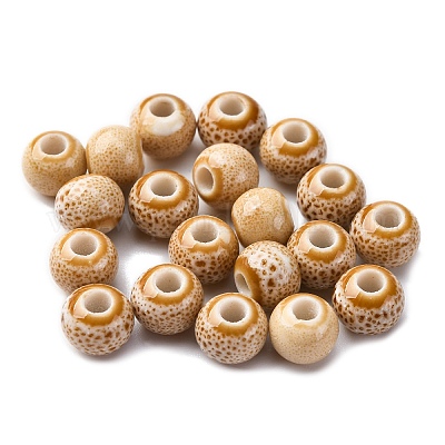 Фарфоровые бусины ручной работы PORC-D300-A33-1