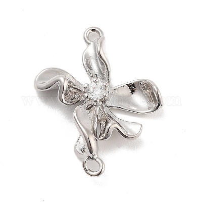 Латунные подвески из прозрачного кубического циркония KK-Z061-04P-1