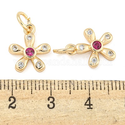 Покрытие стойки латунь микропаве прозрачные кубические циркониевые подвески KK-F089-07G-1