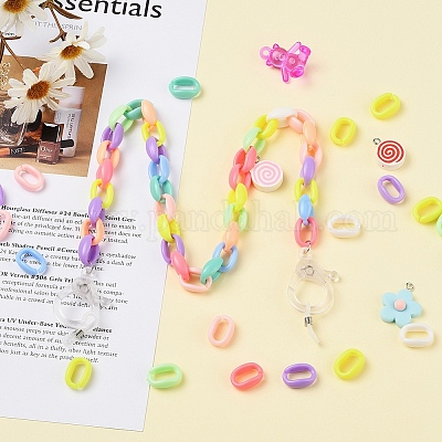 Наборы для изготовления очков / цепочек для масок своими руками DIY-YW0002-81-1