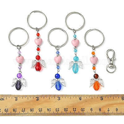 Брелок-кулон из стекла и акрила KEYC-FS0001-04-1