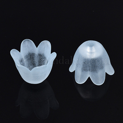 Transparentes bouchons acrylique de perles&nbsp;FACR-N005-002D-1