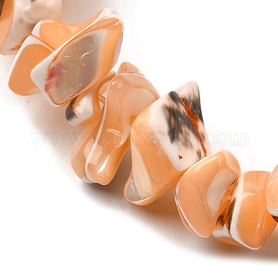 Нити бусин из натуральных трохоидных/трохус ракушек SHEL-B003-02B-1