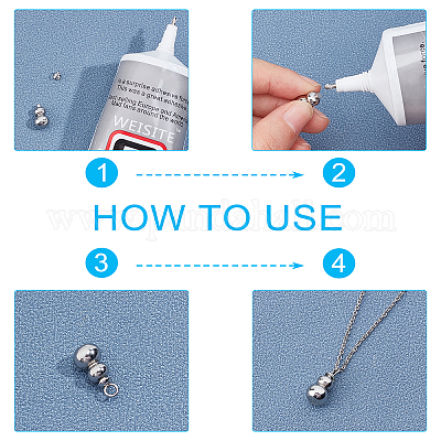 18 шт. 3 бусины из нержавеющей стали 304 STAS-UN0026-67-1