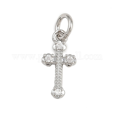 Латунные микро проложить кубического циркония подвески KK-A269-27P-1