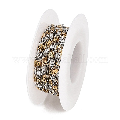 Двухцветные цепочки Lumachina из нержавеющей стали 304&nbsp;CHS-P028-02A-1