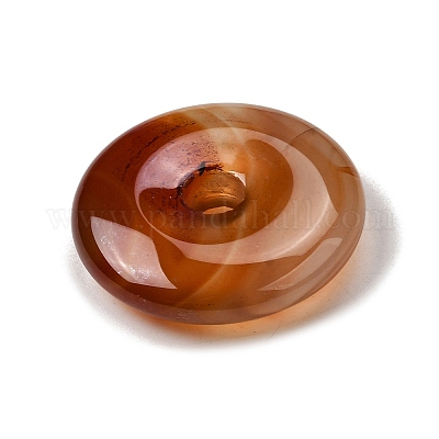 Подвески из натурального красного полосатого агата (окрашенного и подвергнутого термической обработке).&nbsp;G-F820-13A-16-1